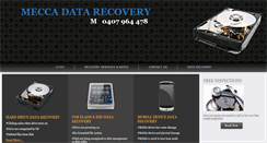 Desktop Screenshot of meccadatarecovery.com.au